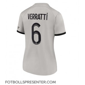 Paris Saint-Germain Marco Verratti #6 Borta Matchtröja Dam 2022-23 Kortärmad